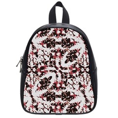 Texture Mosaic Abstract Design School Bag (small)