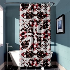 Texture Mosaic Abstract Design Shower Curtain 36  X 72  (stall)  by dflcprintsclothing