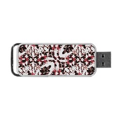 Texture Mosaic Abstract Design Portable Usb Flash (one Side)