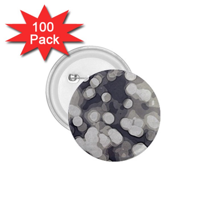 Gray circles of light 1.75  Buttons (100 pack) 