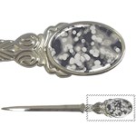 Gray circles of light Letter Opener Front