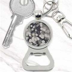 Gray circles of light Bottle Opener Key Chain