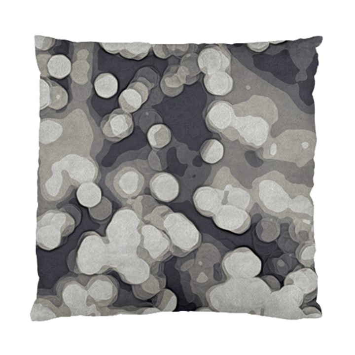 Gray circles of light Standard Cushion Case (Two Sides)