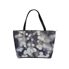 Gray Circles Of Light Classic Shoulder Handbag by DimitriosArt