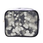 Gray circles of light Mini Toiletries Bag (One Side) Front