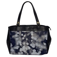 Gray circles of light Oversize Office Handbag