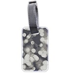 Gray circles of light Luggage Tag (two sides) Front