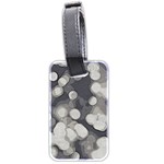 Gray circles of light Luggage Tag (two sides) Back