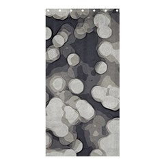 Gray Circles Of Light Shower Curtain 36  X 72  (stall)  by DimitriosArt