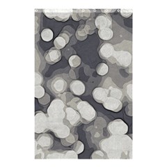 Gray Circles Of Light Shower Curtain 48  X 72  (small)  by DimitriosArt