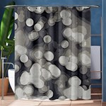 Gray circles of light Shower Curtain 60  x 72  (Medium)  60 x72  Curtain