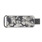 Gray circles of light Portable USB Flash (Two Sides) Front