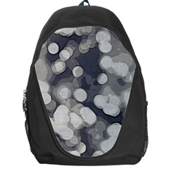 Gray circles of light Backpack Bag