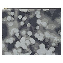 Gray circles of light Cosmetic Bag (XXXL)