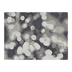 Gray Circles Of Light Double Sided Flano Blanket (mini)  by DimitriosArt