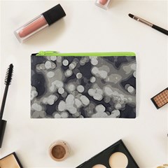 Gray circles of light Cosmetic Bag (XS)