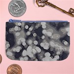 Gray circles of light Large Coin Purse Front