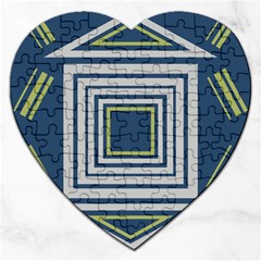 Abstract Pattern Geometric Backgrounds   Jigsaw Puzzle (heart) by Eskimos