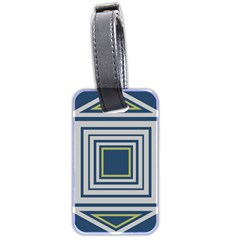 Abstract Pattern Geometric Backgrounds   Luggage Tag (two Sides) by Eskimos