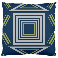 Abstract Pattern Geometric Backgrounds   Large Cushion Case (one Side) by Eskimos