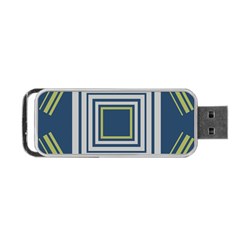 Abstract Pattern Geometric Backgrounds   Portable Usb Flash (two Sides) by Eskimos