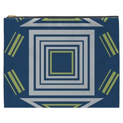 Abstract Pattern Geometric Backgrounds   Cosmetic Bag (xxxl) by Eskimos