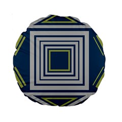 Abstract Pattern Geometric Backgrounds   Standard 15  Premium Round Cushions by Eskimos