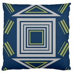 Abstract Pattern Geometric Backgrounds   Large Flano Cushion Case (two Sides) by Eskimos