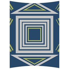 Abstract Pattern Geometric Backgrounds   Back Support Cushion by Eskimos