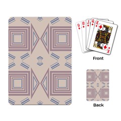 Abstract Pattern Geometric Backgrounds   Playing Cards Single Design (rectangle) by Eskimos