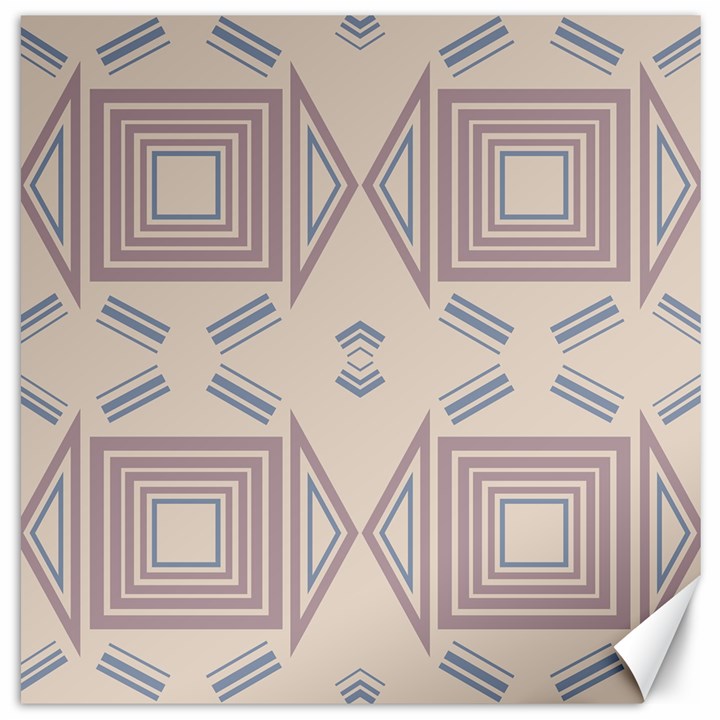 Abstract pattern geometric backgrounds   Canvas 16  x 16 