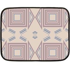 Abstract Pattern Geometric Backgrounds   Double Sided Fleece Blanket (mini)  by Eskimos