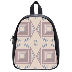 Abstract Pattern Geometric Backgrounds   School Bag (small) by Eskimos