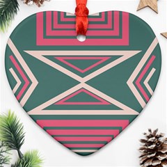 Abstract Pattern Geometric Backgrounds   Ornament (heart) by Eskimos