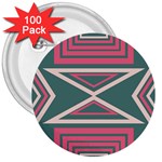 Abstract pattern geometric backgrounds   3  Buttons (100 pack)  Front