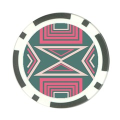 Abstract Pattern Geometric Backgrounds   Poker Chip Card Guard by Eskimos