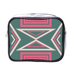 Abstract Pattern Geometric Backgrounds   Mini Toiletries Bag (one Side) by Eskimos