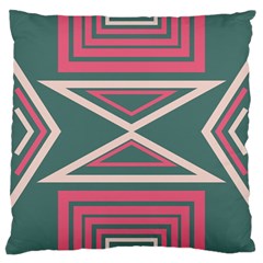 Abstract Pattern Geometric Backgrounds   Large Cushion Case (one Side) by Eskimos