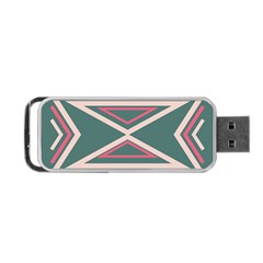 Abstract Pattern Geometric Backgrounds   Portable Usb Flash (two Sides) by Eskimos