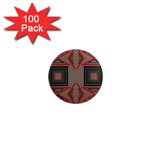 Abstract pattern geometric backgrounds   1  Mini Magnets (100 pack)  Front