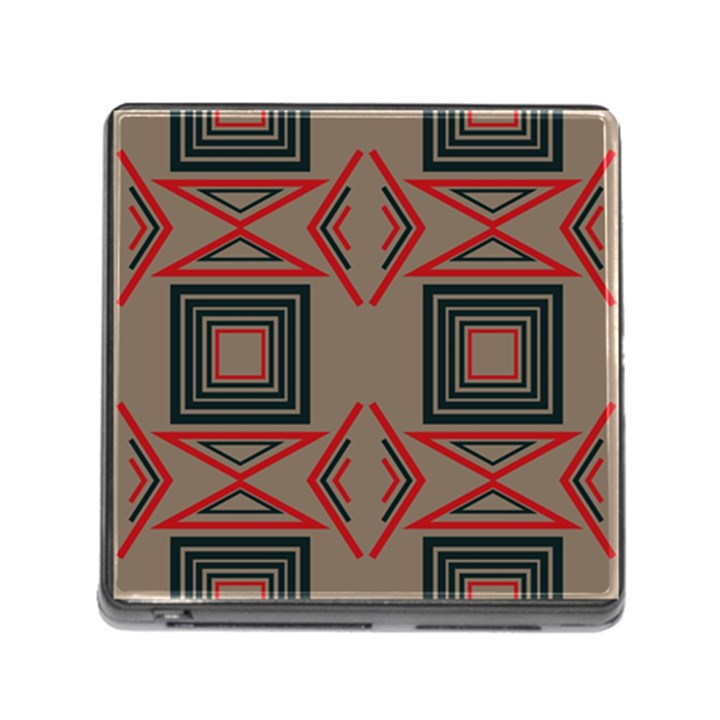 Abstract pattern geometric backgrounds   Memory Card Reader (Square 5 Slot)