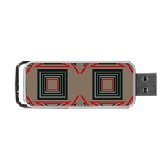 Abstract Pattern Geometric Backgrounds   Portable Usb Flash (one Side) by Eskimos