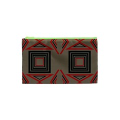 Abstract Pattern Geometric Backgrounds   Cosmetic Bag (xs) by Eskimos