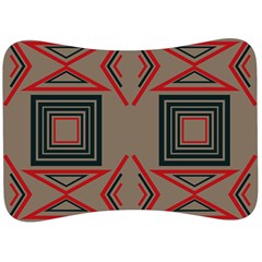 Abstract Pattern Geometric Backgrounds   Velour Seat Head Rest Cushion by Eskimos