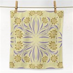 Folk flowers print Floral pattern Ethnic art Face Towel Front