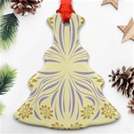 Folk flowers print Floral pattern Ethnic art Ornament (Christmas Tree)  Front