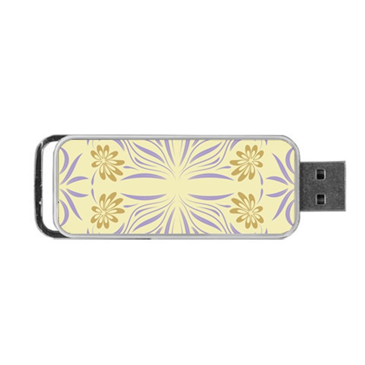 Folk flowers print Floral pattern Ethnic art Portable USB Flash (One Side)