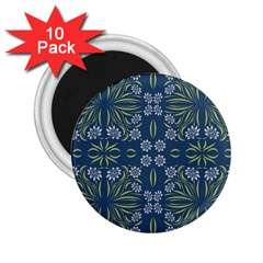 Folk Flowers Print Floral Pattern Ethnic Art 2 25  Magnets (10 Pack)  by Eskimos