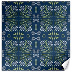 Folk Flowers Print Floral Pattern Ethnic Art Canvas 16  X 16  by Eskimos