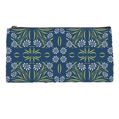 Folk Flowers Print Floral Pattern Ethnic Art Pencil Case by Eskimos